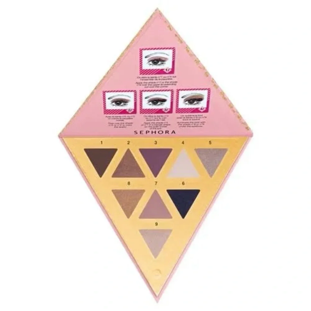 Sephora Cosmetics The Delicate 9 Shades Colors Eyeshadow Makeup Beauty Palette